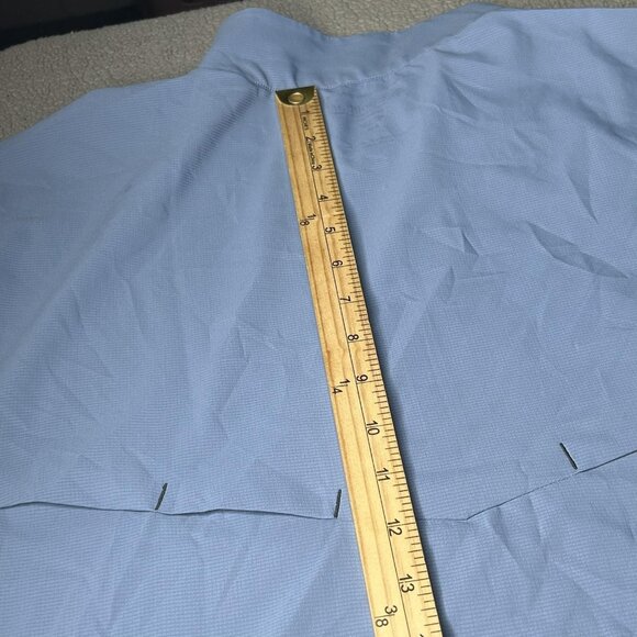 Coolibar Jacket Mens XXL Blue Arcadian Packable Sunblock UPF 50 Lightweight - Picture 11 of 12